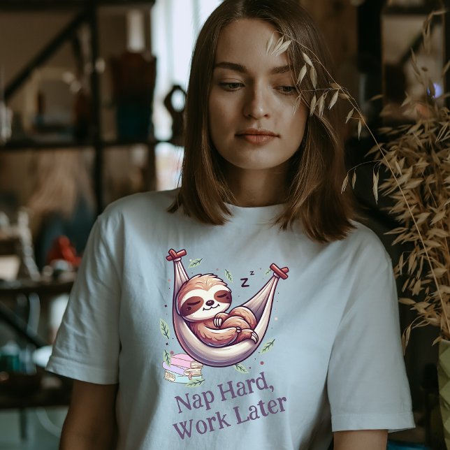Nap Hard Sloth T-Shirt (Creator Uploaded)