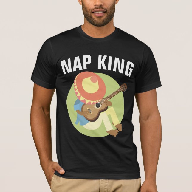 NAP KING FUNNY MEN'S T-Shirts (Front)