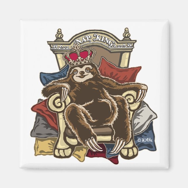 Nap King Magnet (Front)