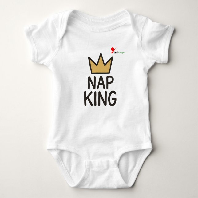 Nap King / Nap Queen Baby Bodysuit (Front)