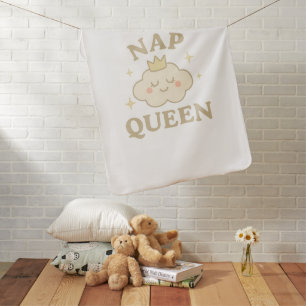 Nap Queen Baby Towel – Cute Cloud & Crown  Blanket