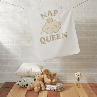 Nap Queen Baby Towel – Cute Cloud & Crown  Blanket