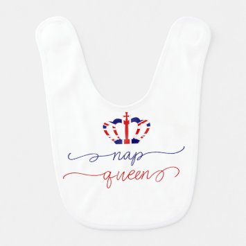 Nap Queen | British Flag Royal Crown | Funny