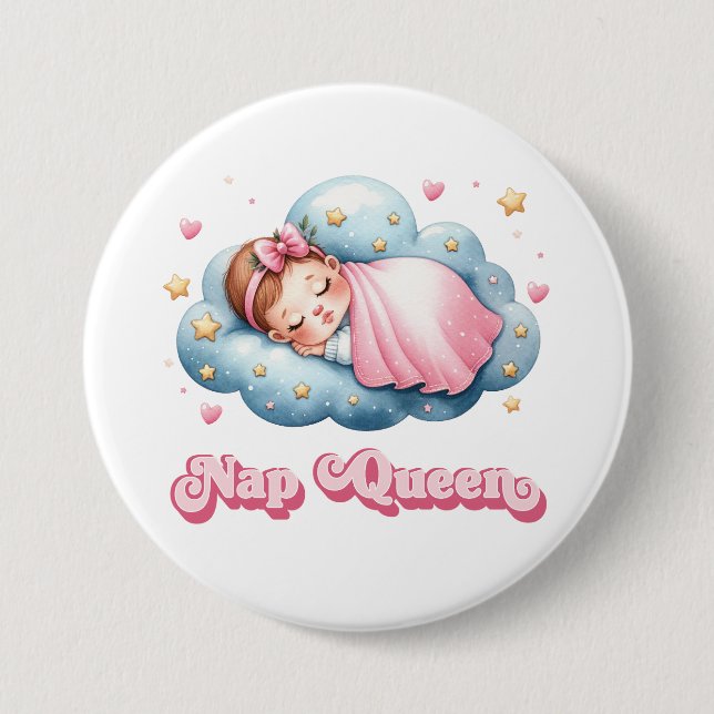 Nap Queen Button (Front)