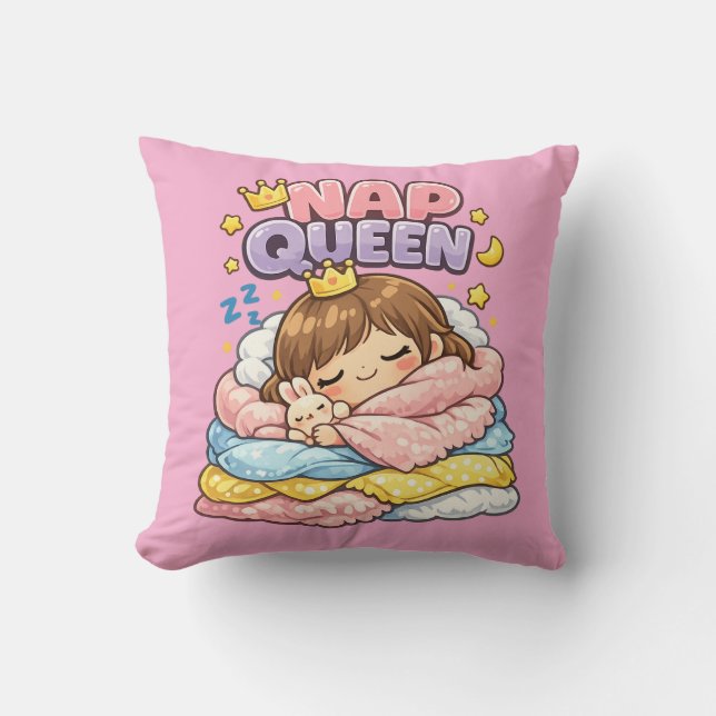 Nap Queen Kawaii Cushion Pillow (Front)