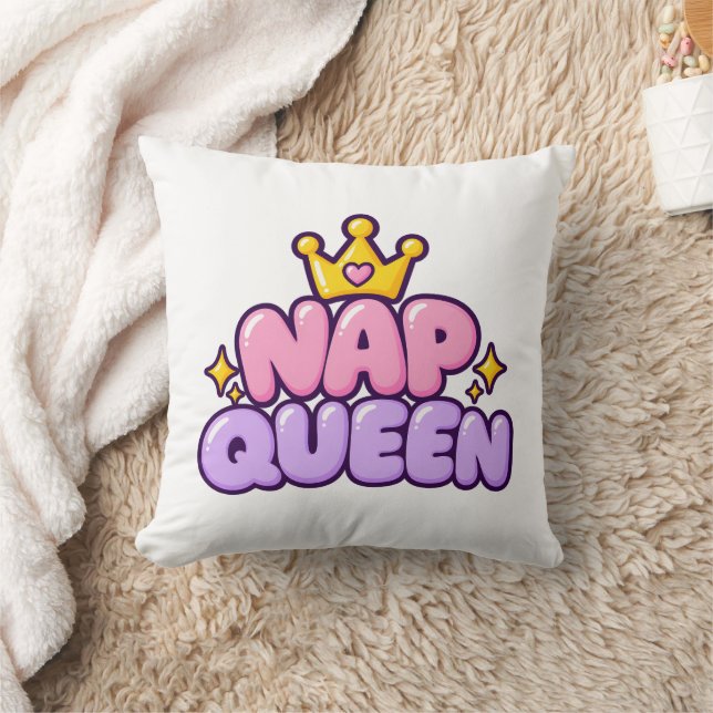 Nap Queen Throw Pillow (Blanket)