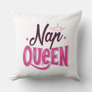 Nap Queen Throw Pillow
