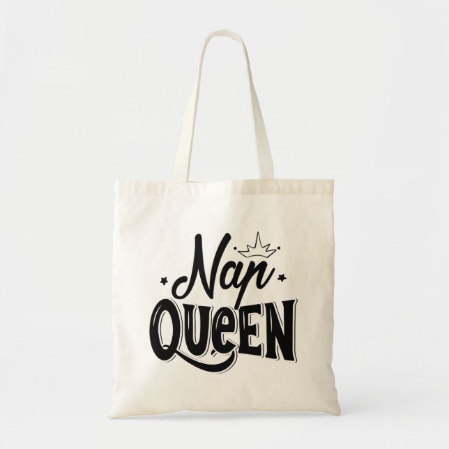 Nap Queen Tote Bag (Front)