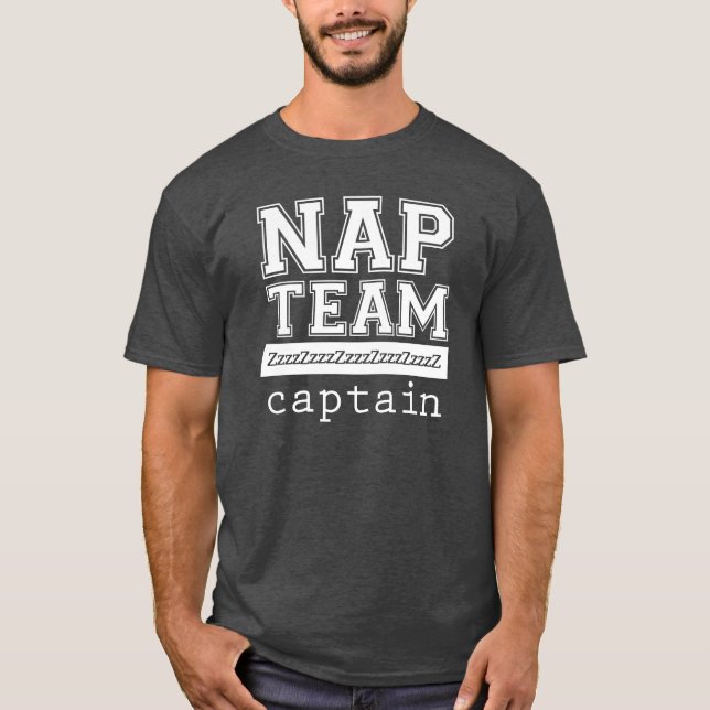 Nap Team Captain T-Shirt or Sweatshirt (Front)