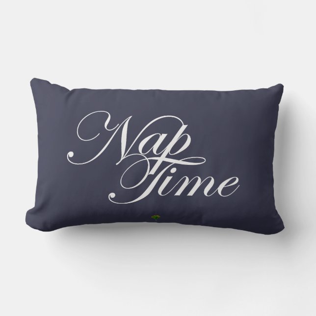 Nap Time Decorative Throw Pillow (Front)