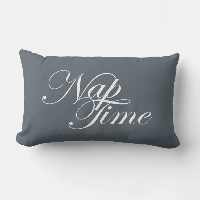 Nap Time Decorative Throw Pillow (Front)