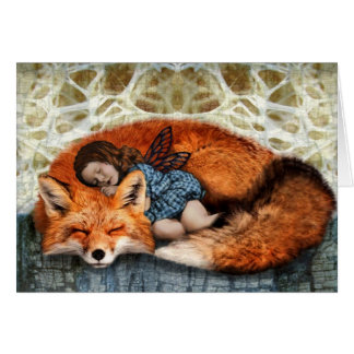 Nap Time (Fox & child) Cards