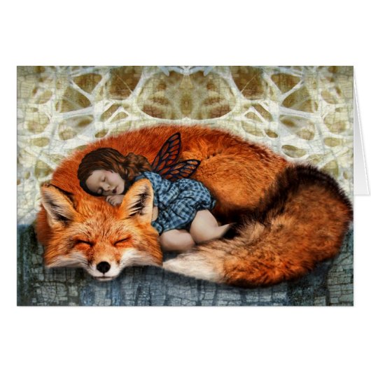Nap Time (Fox & child) Cards (Front Horizontal)