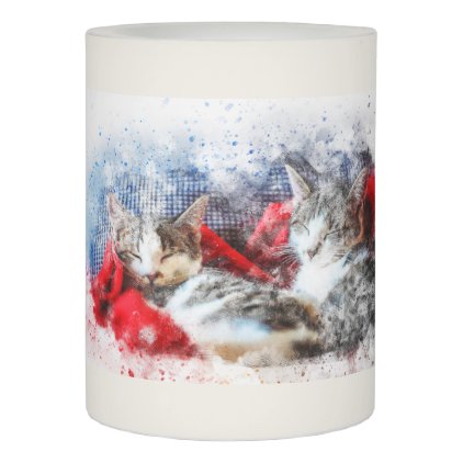 Nap Time Kittens LED Candle