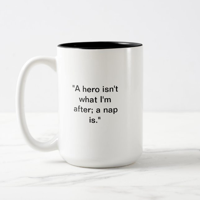 Nap Time Mug | Funny Sleep Quote (Left)