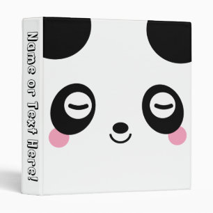 Nap Time Panda Binder