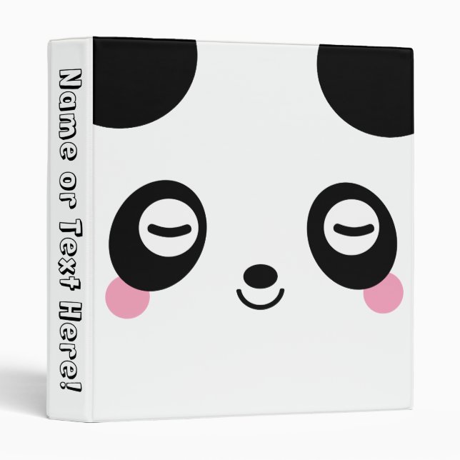 Nap Time Panda Binder (Front/Spine)