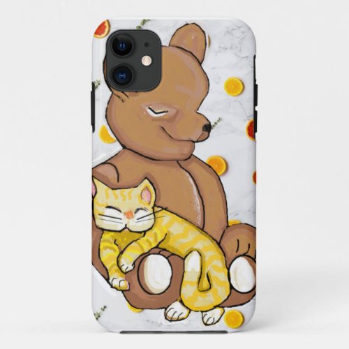 Nap Time Teddy iPhone 11 Case