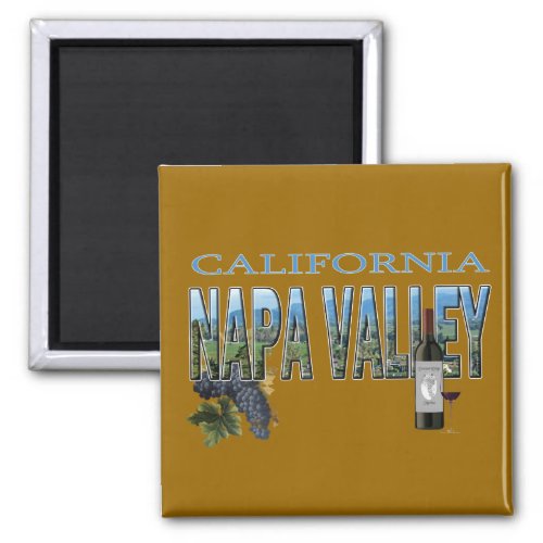 Napa Valley CA Magnet