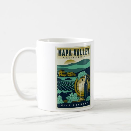 Napa Valley California Coffee Mug _ Size 11oz
