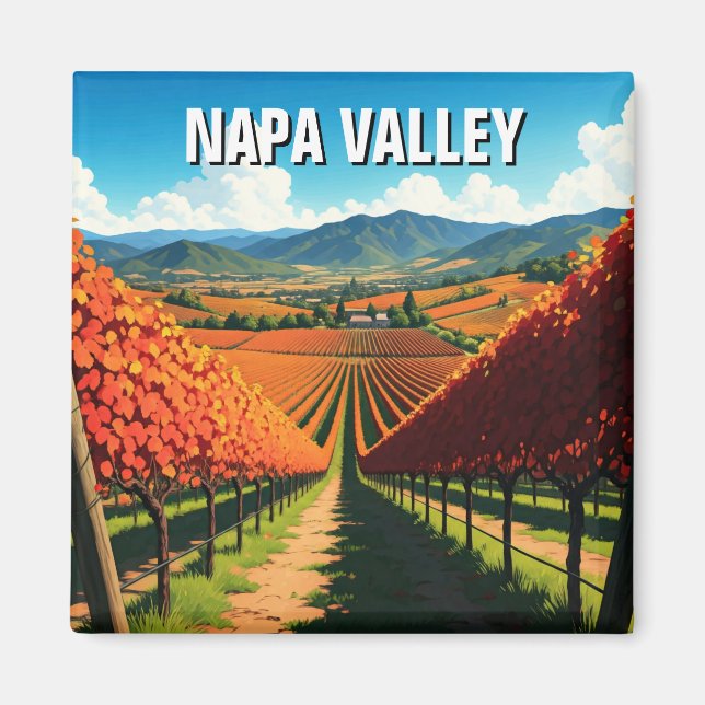 Napa Valley California Magnet (Front)