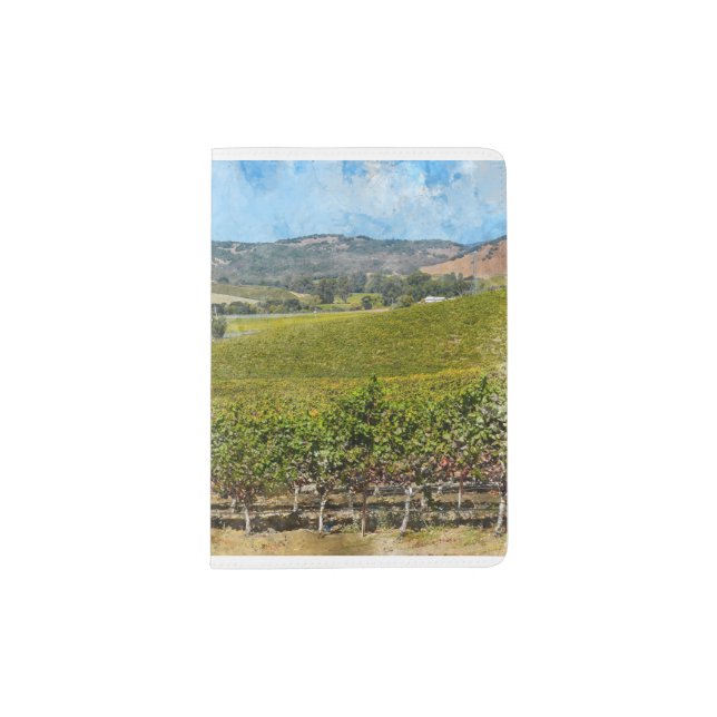 Napa Valley California Passport Holder (Front)