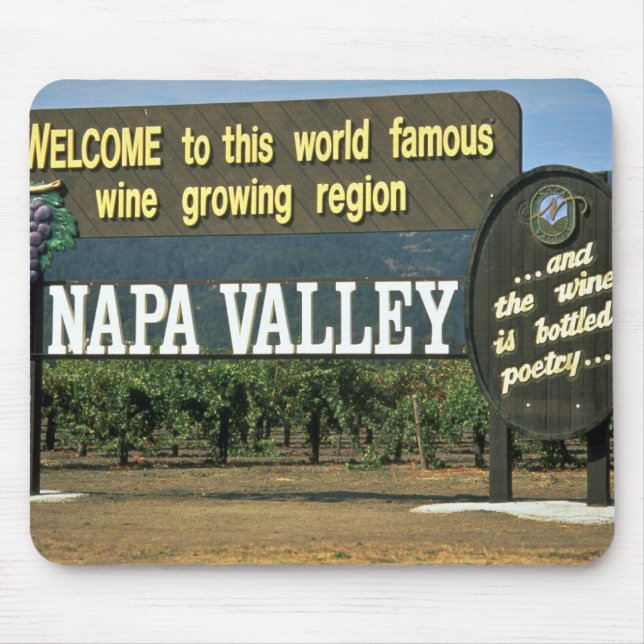 Napa Valley, California, USA Mouse Pad (Front)