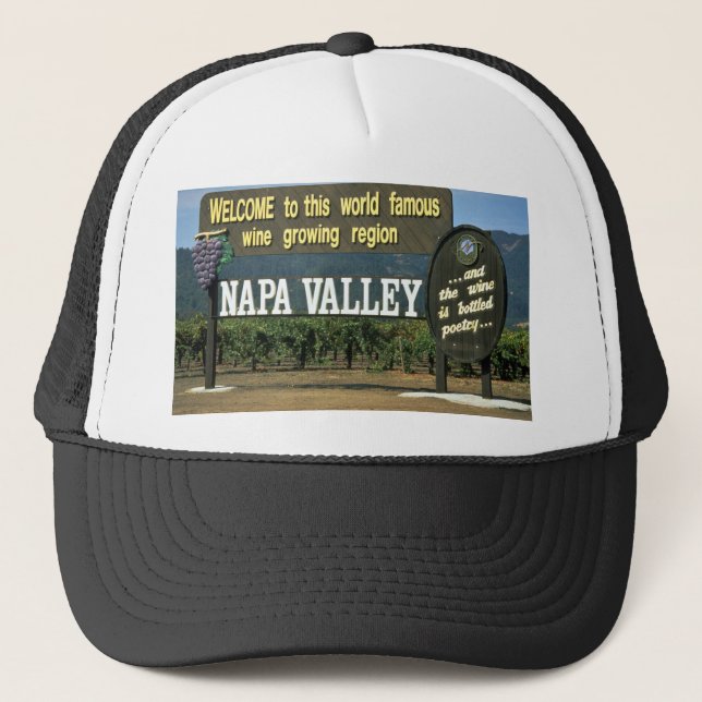 Napa Valley, California, USA Trucker Hat (Front)