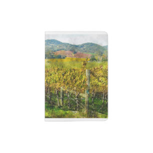 Napa Valley California Vineyard Passport Holder