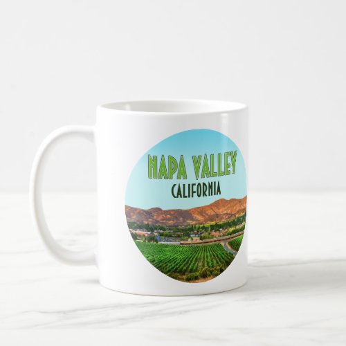 Napa Valley California Vineyard Vintage Coffee Mug