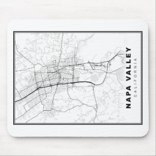 Napa Valley Map Mouse Pad