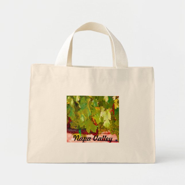 Napa Valley Mini Tote Bag (Front)