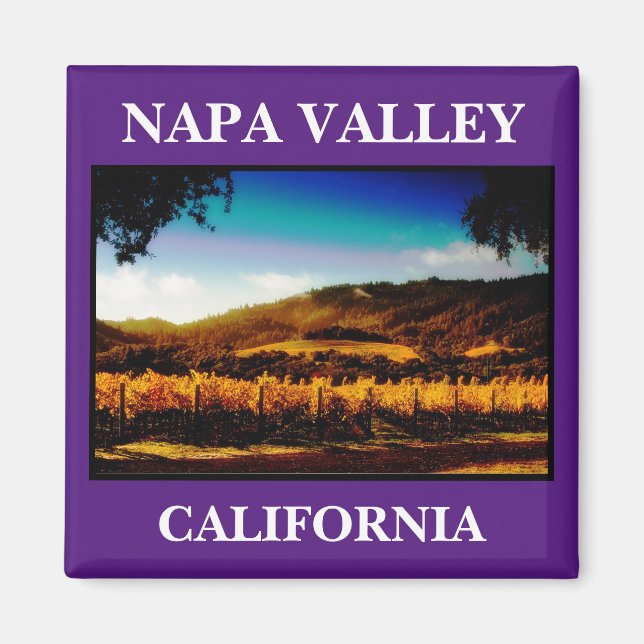 Napa Valley Pictueresque Kitchen Magnet (Front)