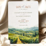 Napa Valley Vineyard Elegance Save-the-Date Invitation