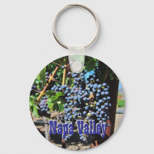 Napa Valley Vineyard Keychain
