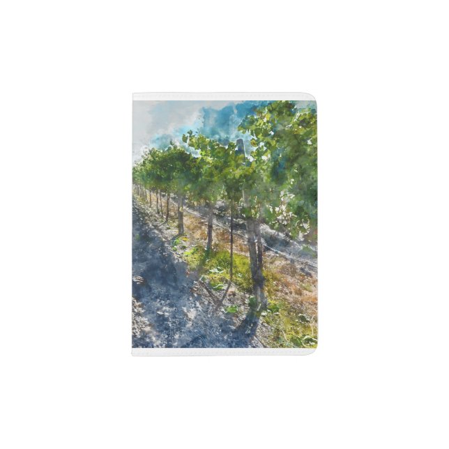 Napa Valley Vineyard Passport Holder (Front)