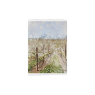 Napa Valley Vineyard Passport Holder