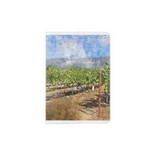 Napa Valley Vineyard Passport Holder