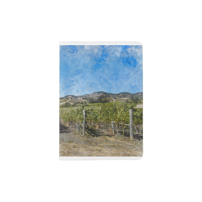 Napa Valley Vineyard Passport Holder (Front)