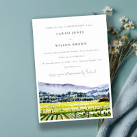 Napa Valley Watercolor Vineyard Weekend Party