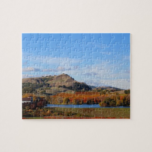 Napa Valley Wine Country in the Fall Jigsaw Puzzle (Horizontal)