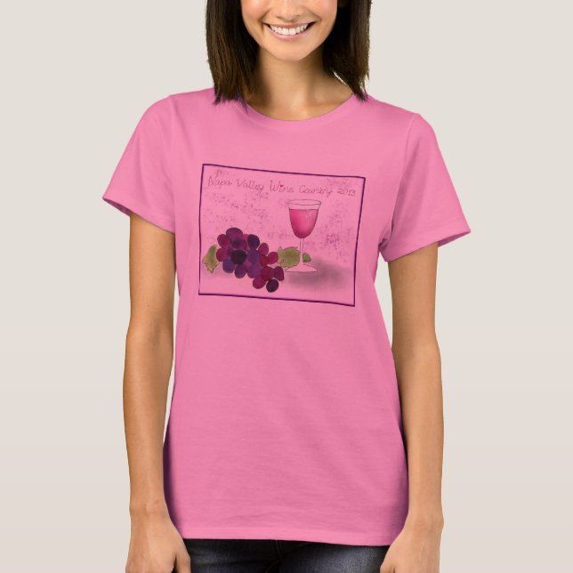 Napa Valley Wine Country T shirt (Front)