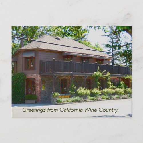 Napa Valley Wine Country _ Yountville Postcard