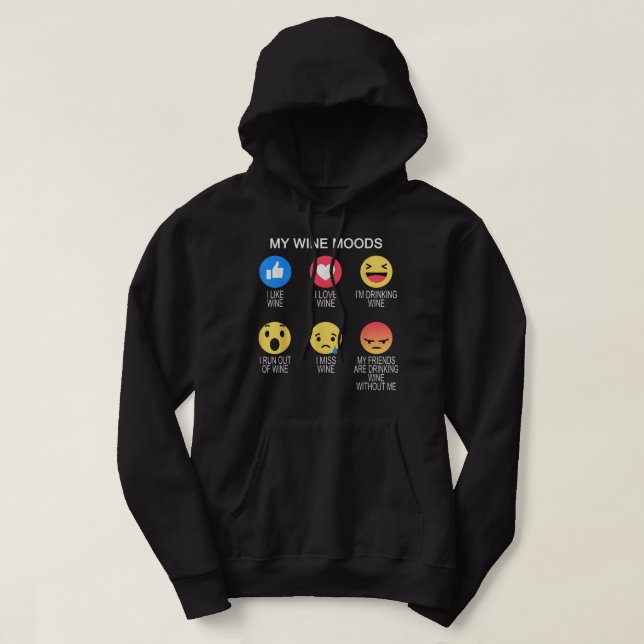 Napa Valley Wine Funny Humor Accessories for Women Hoodie (Design Front)