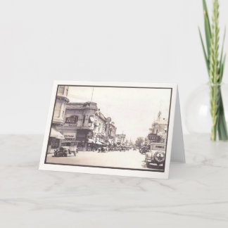Napa Vintage Street Scene Card