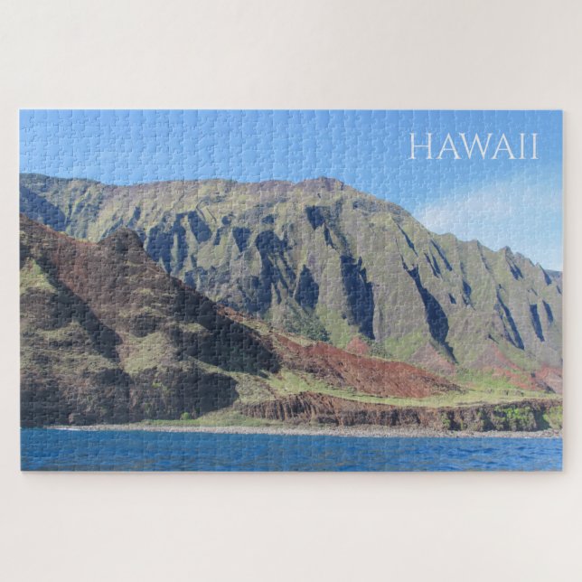 Napali Coast Kauai Hawaii Jigsaw Puzzle (Horizontal)