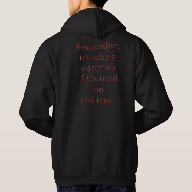 Napalm University Remember Hoodie (Back)