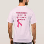 Nape Breast Cancer Awareness T-shirt at Zazzle