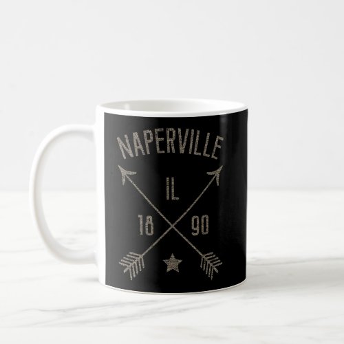Naperville Il Hoodie Distressed Boho Style Home Ci Coffee Mug