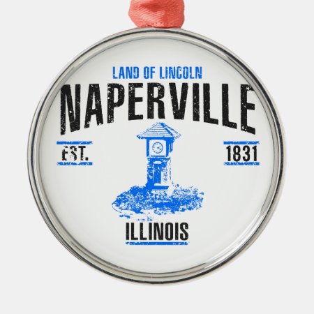 Naperville Metal Ornament